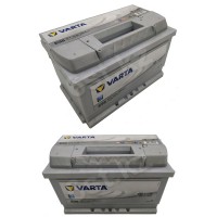Аккумулятор Varta 74Ah 750A Silver -/+