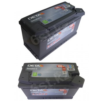 Аккумулятор Deta Senator 100Ah 900A -/+