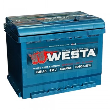 Аккумулятор Westa 65 Ah 640 A -/+