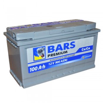 Аккумулятор Барс Premium 100Ah 800 A -/+