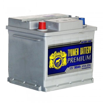 Аккумулятор Тюмень Premium 50Ач 410A-/+