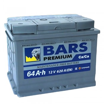 Аккумулятор Барс Premium 64Ah 620 A-/+