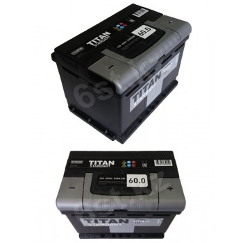 Аккумулятор Titan Standart 60 Ah 540 A -/+