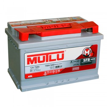 Аккумулятор Mutlu SFB 75 Ah 750 A +/-