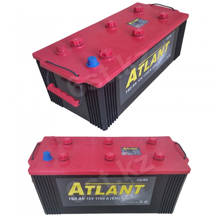 Аккумулятор Atlant 190Ah 1200A +/- на сайте 6st.kz