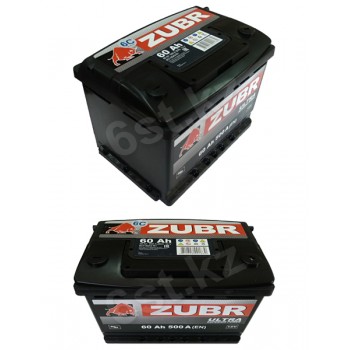 Аккумулятор Zubr Ultra 60 Ah 600 A+/-