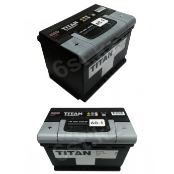 Аккумулятор Titan Standart 60 Ah 540 A +/-