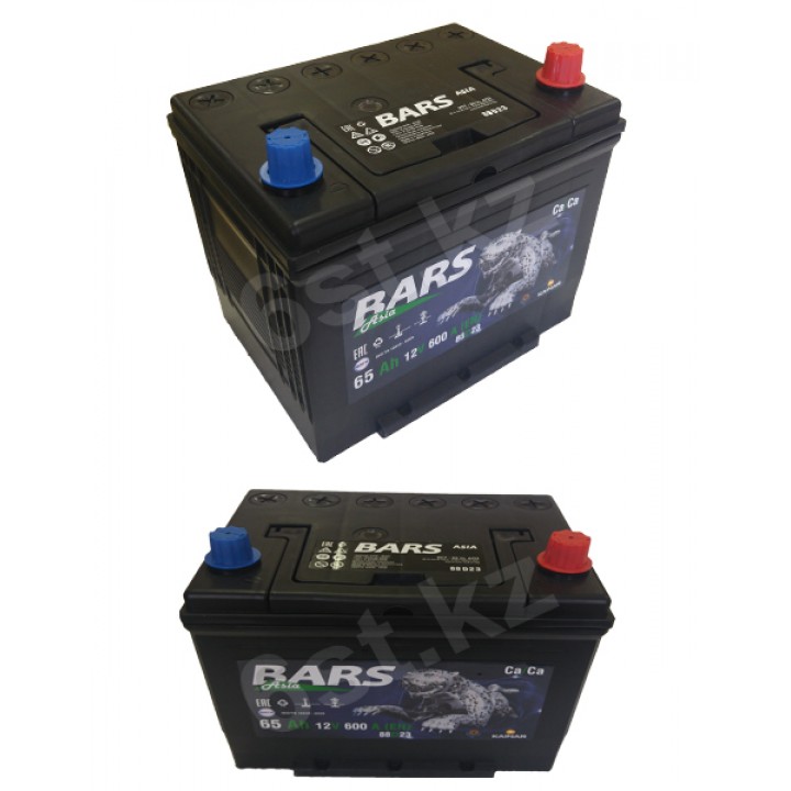 Аккумулятор Барс Asia 65Ah 560A -/+ на сайте 6st.kz