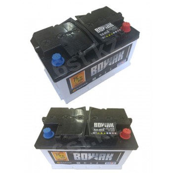 Аккумулятор Вожак 75 Ah 650A -/+