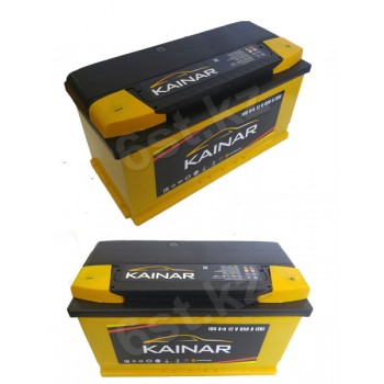 Аккумулятор Кайнар 100 Ah 850 A -/+