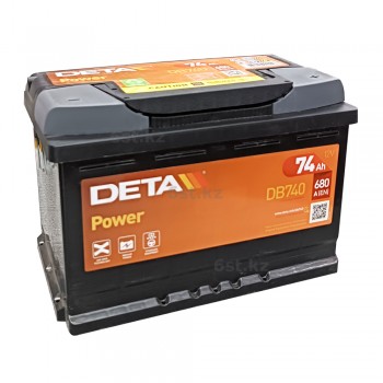 Аккумулятор Deta Power (DB740) 74Ah 680A -/+