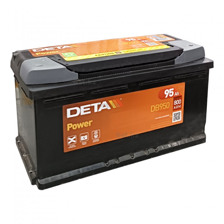 Аккумулятор Deta Power(DB950) 95Ah 800A -/+ на сайте 6st.kz