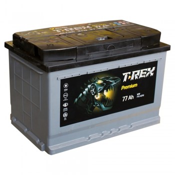 Аккумулятор T-REX 77 Ah 750A -/+
