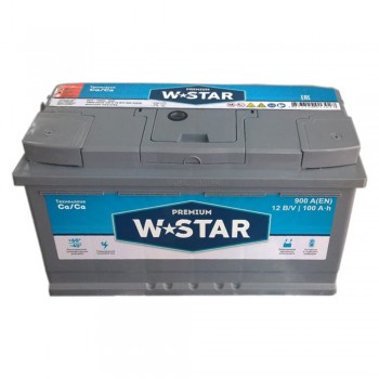Аккумулятор W*Star Premium 100Ah 900 A -/+