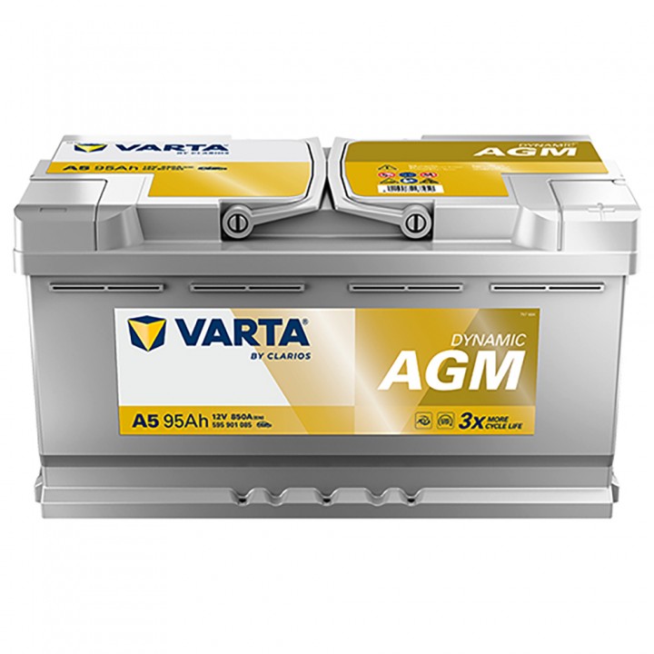 Аккумулятор Varta AGM 95Ah 850A -/+