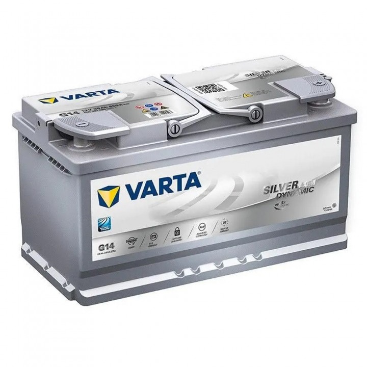 Аккумулятор Varta AGM 95Ah 850A -/+