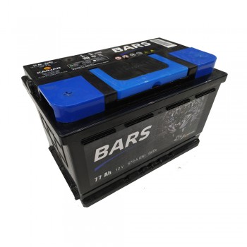 Аккумулятор Барс 77Ah 670A +/-