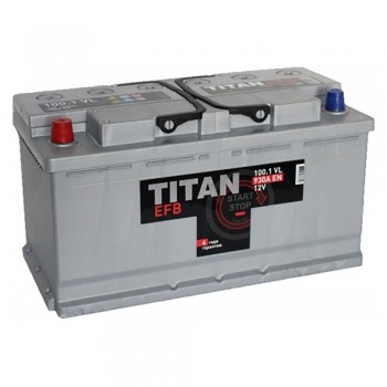 Аккумулятор Titan EFB 100Ah 880A -/+