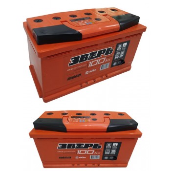 Аккумулятор Зверь 100 Ah 940 A -/+