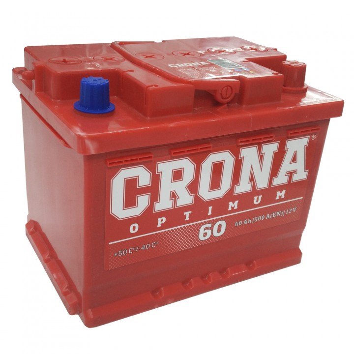 Аккумулятор Crona 60 Ah 500A -/+ на сайте 6st.kz