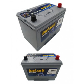 Аккумулятор Inci Aku 80Ah 650A Maxim A -/+