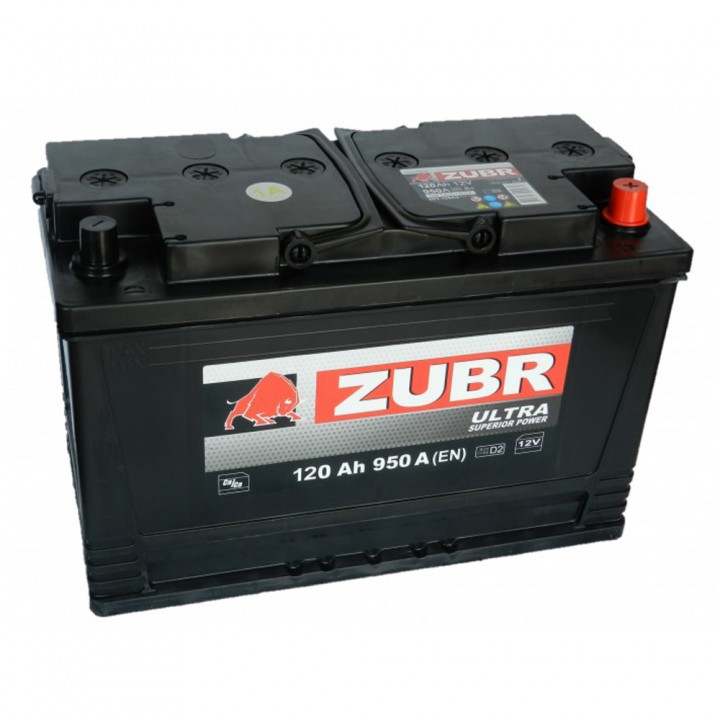 Аккумулятор Zubr Ultra 120 Ah 950 A +/- на сайте 6st.kz