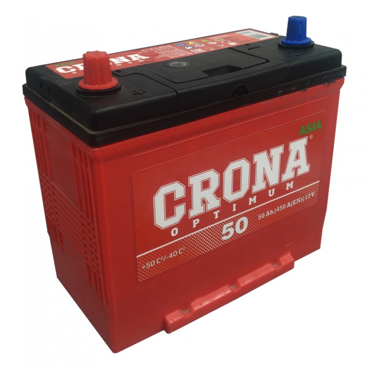 Аккумулятор Crona Asia 50 Ah 450A +/- на сайте 6st.kz