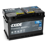 Аккумулятор Exide Premium 72Ah 720A EА722 -/+