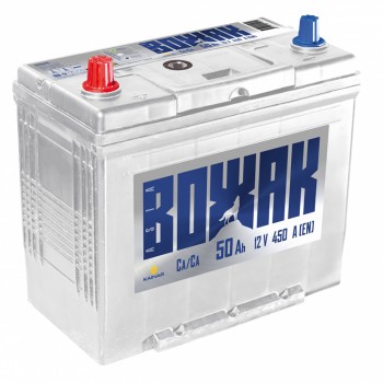 Аккумулятор Вожак Asia 50 Ah 450A +/-