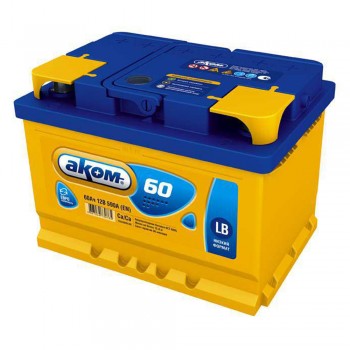 Аккумулятор Аком 60 Ah 590 A -/+