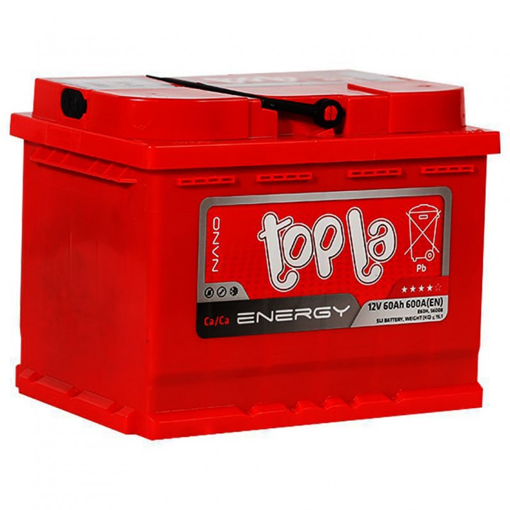 Аккумулятор Topla Enerdgy 60Ah 600 A +/- на сайте 6st.kz