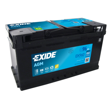 Аккумулятор Exide AGM 96 Ah 850 A -/+