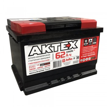 Аккумулятор Актех 62 Ah 570A +/-