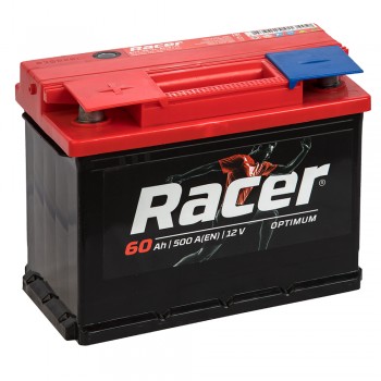 Аккумулятор Racer 60 Ah 500A +/-