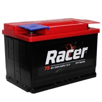 Аккумулятор Racer 75 Ah 600A -/+