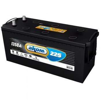 Аккумулятор Аком 225 Ah 1350 A +/-