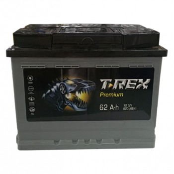 Аккумулятор T-Rex Premium 62Ah 620A -/+