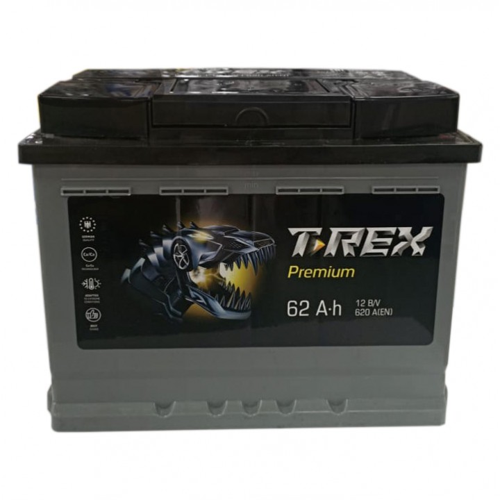 Аккумулятор T-Rex Premium 62Ah 620A -/+ на сайте 6st.kz