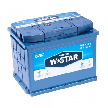 Аккумулятор W*Star Premium 64Ah 620 A -/+
