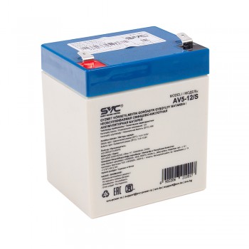 Аккумулятор SVC AV5-12S +/-