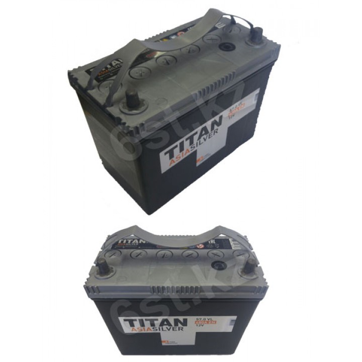 Аккумулятор TITAN AsiaSilver 57 Ah 450 A -/+ на сайте 6st.kz