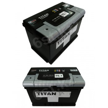 Аккумулятор TITAN Standart 75 Ah 700 A +/-