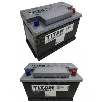 Аккумулятор TITAN EuroSilver 76 Ah 730 A -/+
