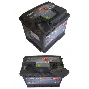 Аккумулятор DETA Senator 53 Ah 530 A -/+