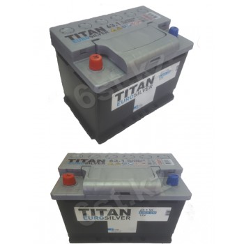 Аккумулятор Titan EuroSilver 63 Ah 630 A +/-
