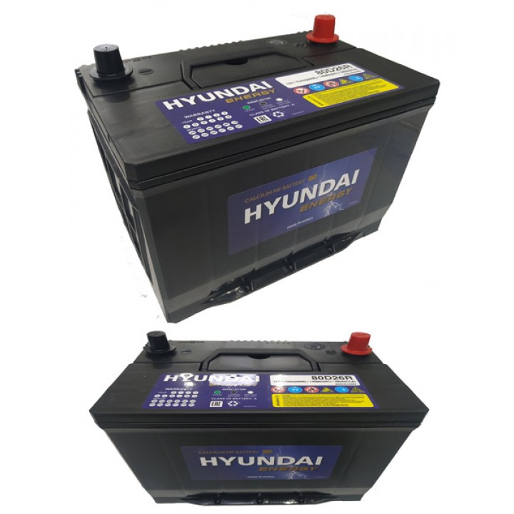 Аккумулятор Hyundai Enerdgy 75AH 580A +/- на сайте 6st.kz