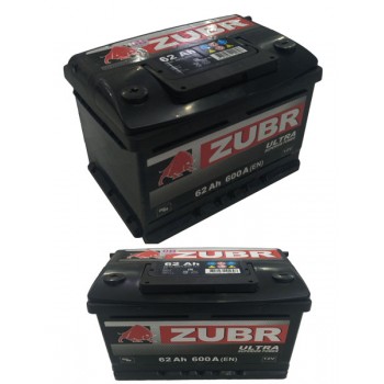 Аккумулятор Zubr Ultra 62 Ah 600 A +/-
