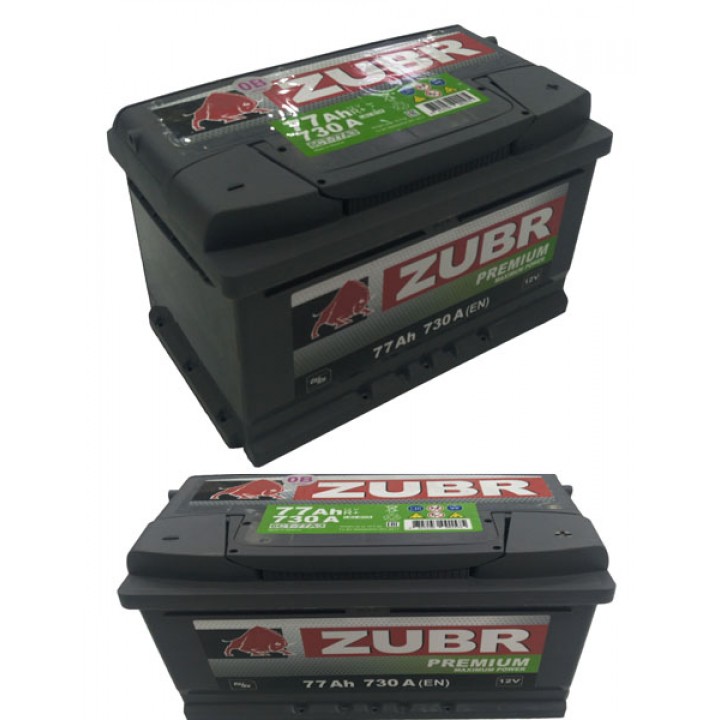 Аккумулятор Zubr Premium 77 Ah 730 A -/+ на сайте 6st.kz
