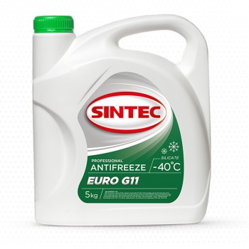 Sintec Euro G-11 (зеленый) 5л Антифриз