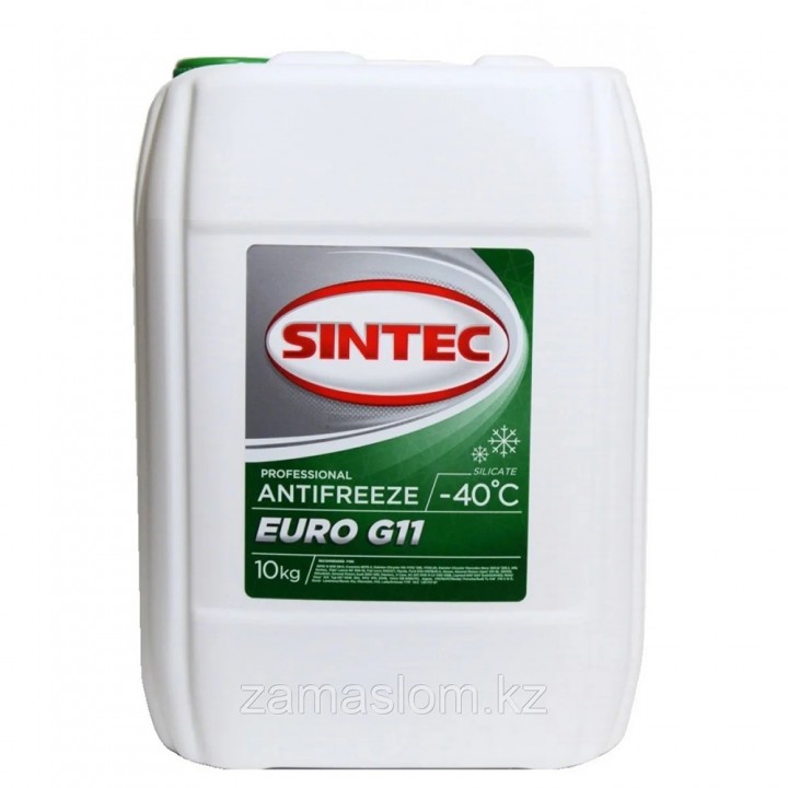 Антифриз Sintec Euro G-11 (зеленый) 10л в Караганде